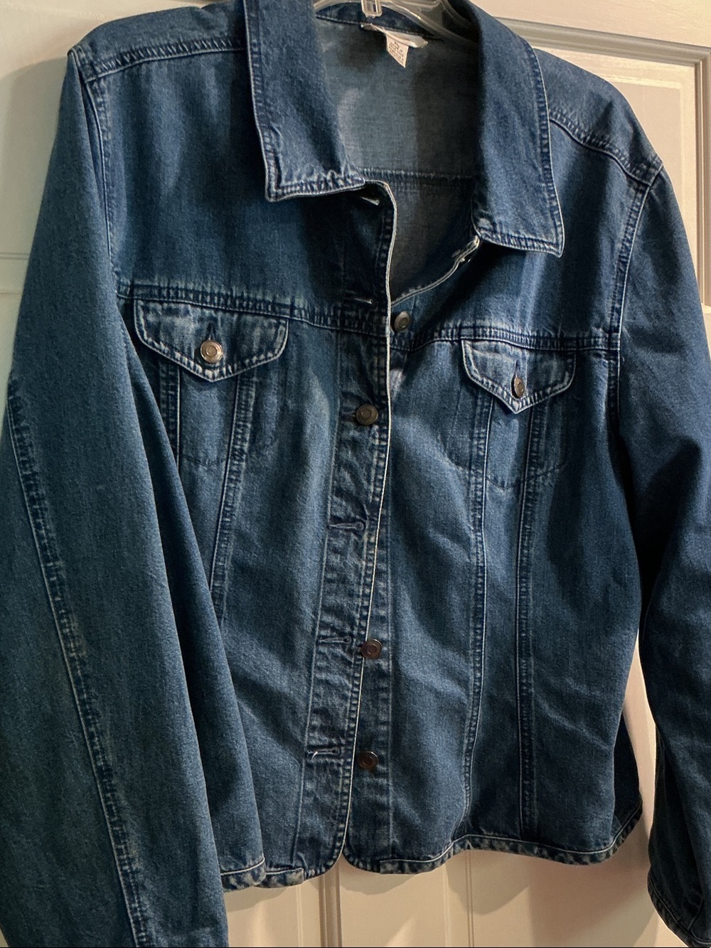 Talbots Dark Blue Denim Jean Jacket